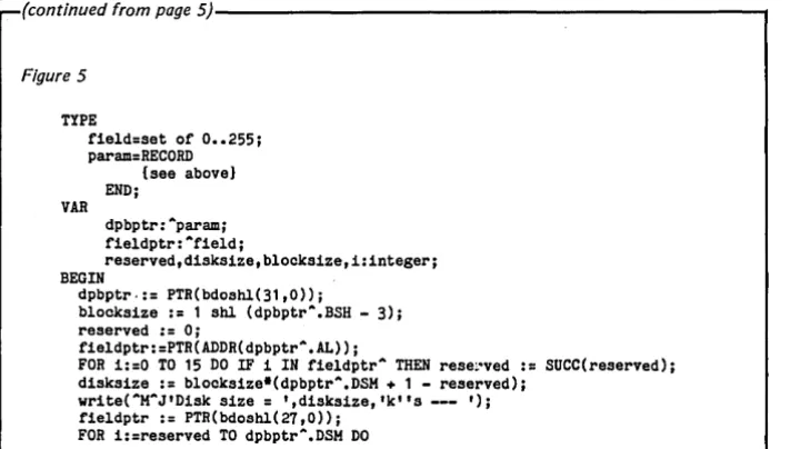 Figure 5 TYPE f1eld=set 