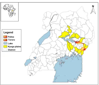 Figure 1. Map showing the study area. 