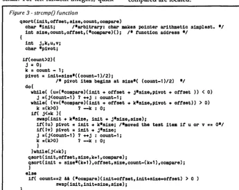 Figure 3 - strcmp() function 