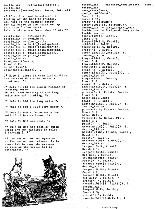 Figure 3 - Making the Decision.; Rules for Determining the Bidding 