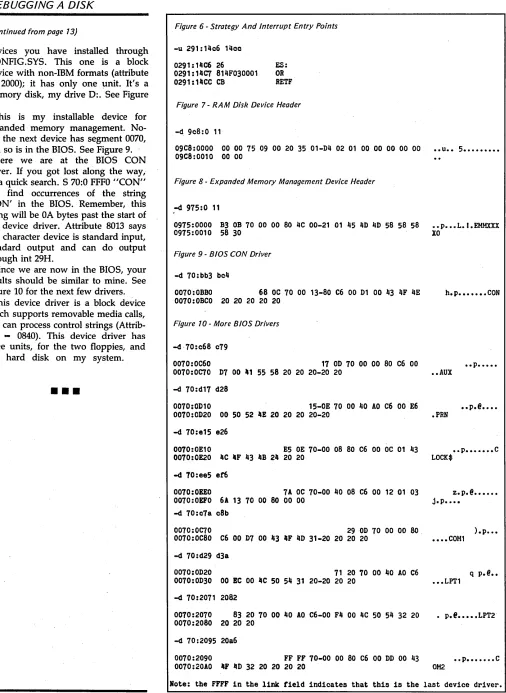 Figure 10 for the which ute and one three units, for next few drivers. This device driver is a block device supports removable media calls, can process control strings (Attrib--0840)