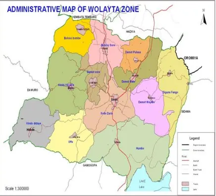 Figure 1. Location map of the study area 