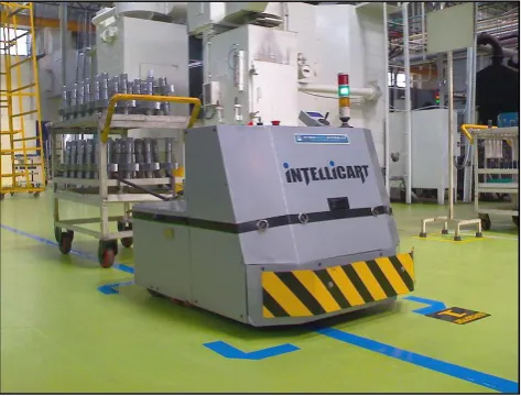 Figure 1.1: An example of mobile robot or Automated Guided Vehicle (AGV) 