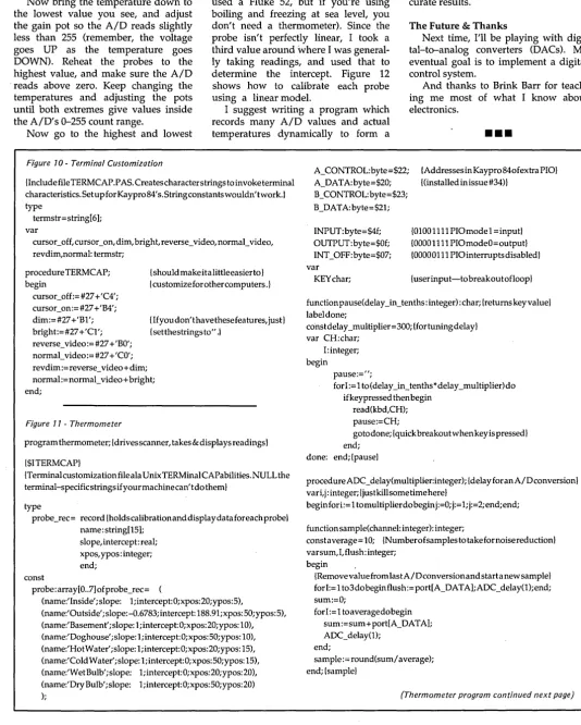 Figure 10- Terminal Customization 