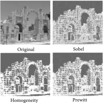 Figure 11. Real old hotel images using three edge detectors. 