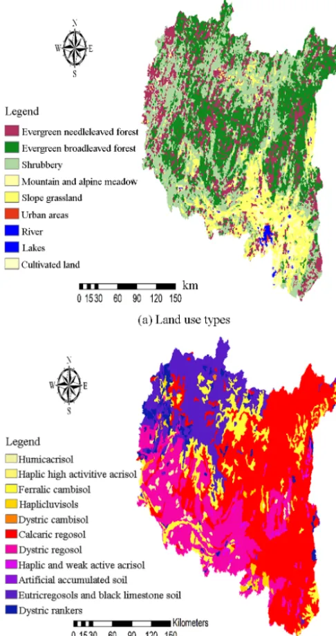 Figure 3. The property data for the Liuxihe model in the LKRB.