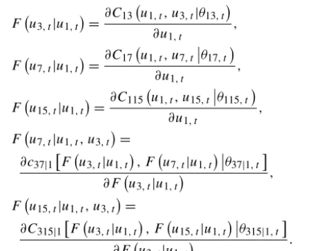 Figure 3 shows the schematic decomposition of the 4-D, t�acting on conditionaldistribution functions with both��� u1, t and13 u, t3, t as the condi-, c17V����conditional distribution functions withing variable