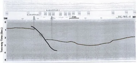 Fig. 20. Seismic Line TG-WL-6 shows the deepening through the South-ern Aksaray Depression-3 (SAS-3)