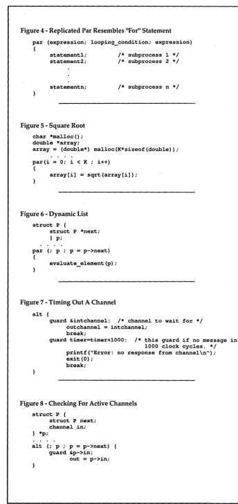 Figure 4 - Replicated Par Resembles "For" Statement 