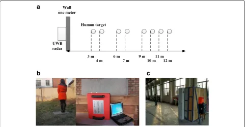 Fig. 10 The normalized received signal using the UWB radar