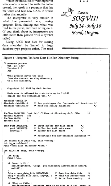 table.) Using ASCII· text files for storing data shouldn't be limited to large 