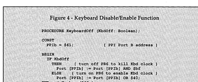 Figure 2 for a complete list of usage.) Old PCs use input Port A to perform 