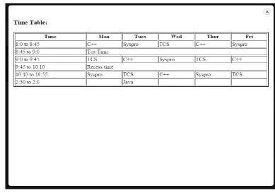 Fig. : Student Registration 