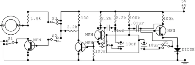Figure 1. Schematic diagram of the power supply section of the simulator. 
