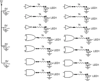Figure 6. Schematic diagram of the diode tester section of the simulator. 