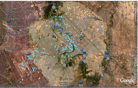 Figure 1. Baghdad map. 