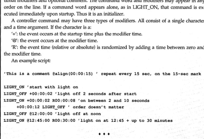 Figure 1 -Manual page for the CONTROLR program 