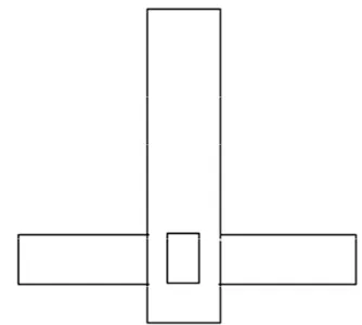 Figure 1. Stirrer blade setup. 