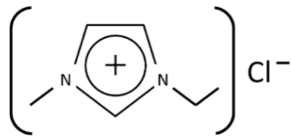 Fig. 1 1-Ethyl-3-methylimidazolium chloride ([C2mim][Cl])