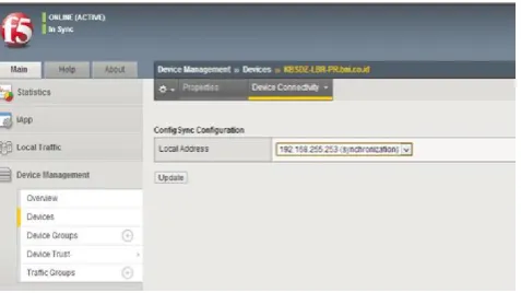 Figure 2. High Availability Configuration Part 1 