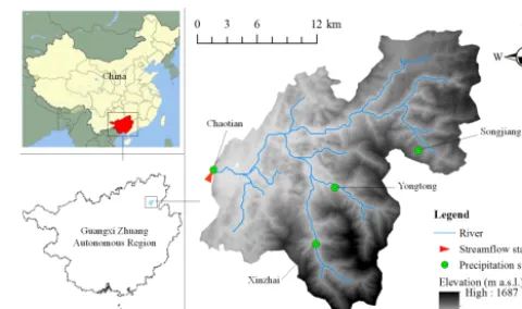 Table 1. Metro-hydrological statistical data of the study area.