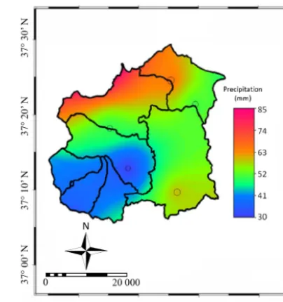 Figure 2. Schematic of rainfall movement effect on runoff forma-tion.