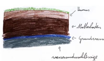 Figure 2. Examples for the categories of analysis. Geologically correct drawings (b student; a pupil)
