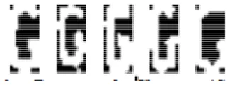 Figure 10. Different versions of character “G”. 