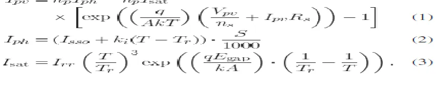 Fig. 2.2.Equivalent circuit of a solar cell. 