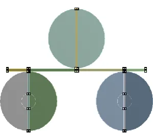 Fig. 4. Meshing for 3 roller bending process. 