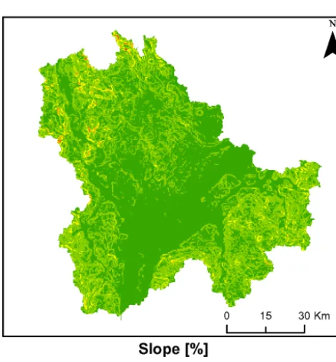 Figure 1. Topography of the study area and location of meteorological stations.