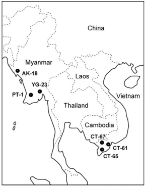 Table 2 Site information on wild rice populations in Myanmar and Vietnam