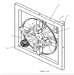 Fig 7.4 shows the Isometric view of regenerative power generator 