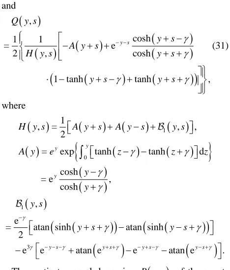 Figure 2. The  (representing =1 respec-