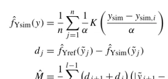 Figure 5. Sensitivity index δˆ of the effect of Rain (blue) and PET(red) on $Stor for 100 equal intervals of Inﬂow.