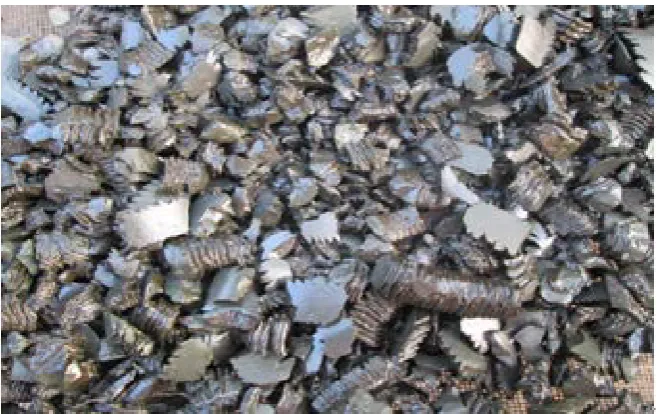 Figure 1. The upper strata returns drilling cutting of E2-3a.  