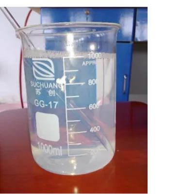 Figure 6. The viscosity of the complex breaker. 