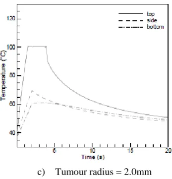 TABLE 2: Optimised exposure duration for lasers of different average powers for various tumour radii 