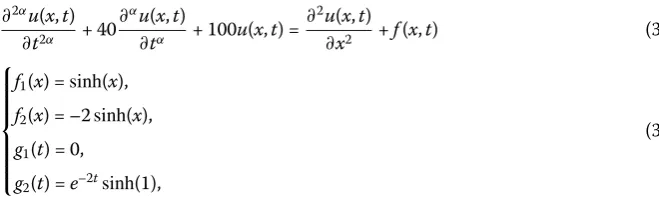 Table 8 A comparison of maximum absolute errors at T = 0.5 for Problem 3