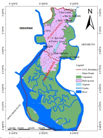 Figure 1. Map of the study area. 