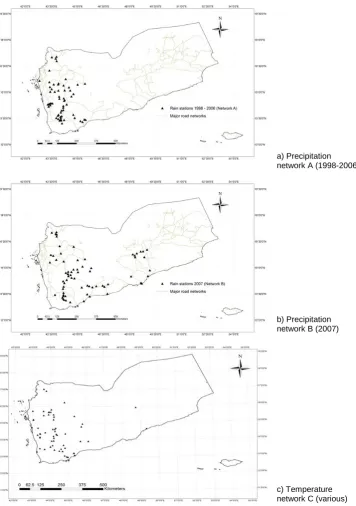 Figure 2R. L. Wilby and D. Yu: Rainfall and temperature estimation for a data sparse region Meteorological stations 