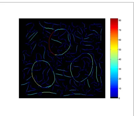 Figure 3.5 – Threshold at 15% of curvature range.  