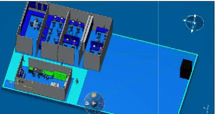 Fig. 11. Snap shot of new second floor modelSnap shot of new second floor model  