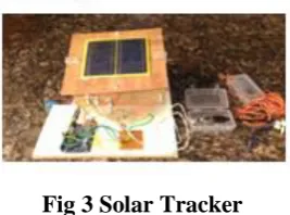 Fig 3 Solar Tracker 