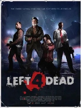 Figure 4.3: Louis (far right) and Zoey (kneeling) from Left 4 Dead 