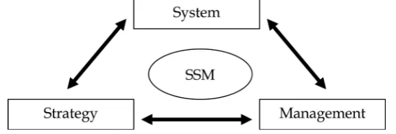 Figure 5 shows how the relationship of system, strategy and management is needed in bureaucratic service activities