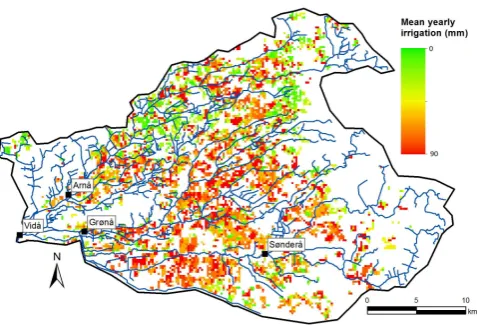 Fig. 3. Land use in the catchment.
