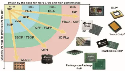 Fig. 1. Development of Packages In The Last Decades [9] 