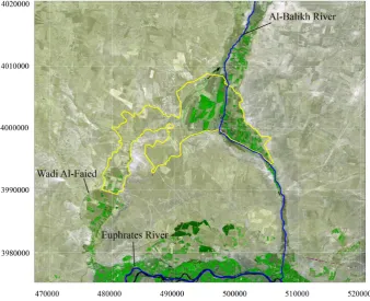 Fig. 4. Landsat2, False Color Composite (Red = band 5; Green = band 6; Blue = band 4), 8 August 1975, 09:34 LT.
