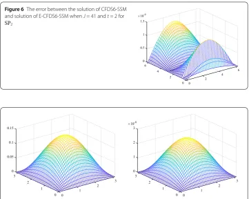 Figure 6 The error between the solution of CFDS6-SSM
